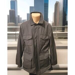 NWT! Charles Tyrwhitt Showerproof Field Jacket Charcoal Size Medium $300